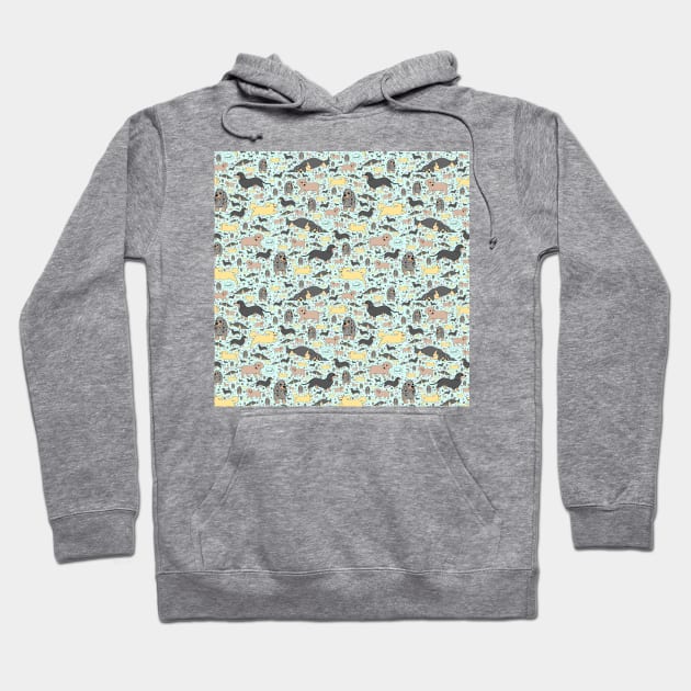 Cute Dachshunds Hoodie by nemki